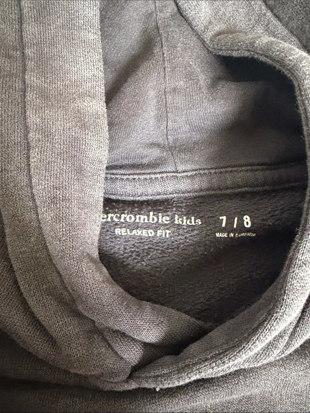 abercrombie kids Gray Hoodie and Jogger Set